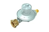 Cavagna Niederdruckregler 25-50mbar 11-stufig verstellbar Gasdruckregler für Gasgrill,...