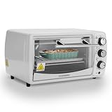 Mini Backofen 13 Liter 1200 Watt Pizzaofen 65°-230°C Timer aufklappbares Krümelblech Minibackofen...
