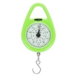 minkissy Tragbare Mechanische Federwaage Hängewaage aus Stahl und ABS Kleine Kofferwaage mit Haken...