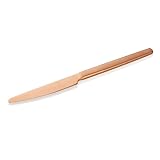 24x Menümesser ALEX BRONZE, mit bronze, matte PVD Beschichtung, 23 cm, Chromstahl 13/0