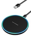 Sanicata Wireless Charger 15W Max Induktive Kabellose Ladestation, für iPhone 16/15/14/13/12...