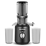 Entsafter-AOBOSI 250W Slow Juicer-Entsafter gemüse und obst mit 1,2L Fassungsvermögen-Saftpresse...