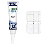 ANOMM 120 ml Fugenstift für Fliesen, Fugenmörtel zum Ausbessern von Fliesenfugen, Schnell...