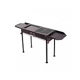 Holzkohlegrill Multifunktionaler Grillofen for Zuhause, Outdoor, Camping, tragbar, zusammenklappbar,...