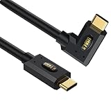 JSADZKJ 240 W USB 4.0 Kabel, rechtwinklig, USB C auf USB C Kabel, 8K @ 60Hz, Video, 40 Gbit/s,...