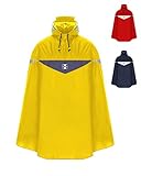 HOCK Premium Fahrrad Regenponcho 'Super Praktiko' mit Lüftung und seitlicher Armöffnung - 100%...