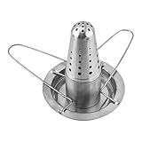 VALICLUD Grillhilfe Edelstahl Vertikaler Hähnchenbräter Rostfreier Hähnchenhalter für Outdoor...