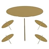 Adventskranz Kerzenhalter, 8cm Bronze Adventskerzenhalter Metall Kerzenleuchter 4 Stück, für...