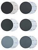 150mm Schleifpapier Körnung 400/800/1000/1200/1500/2000, 60 Stück Schleifscheiben 150mm Klett Nass...