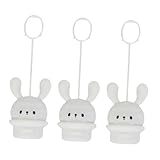 Uonlytech 3St Langohr-Kaninchen-Silikon-Lampe Schreibtischlampe für Kinder Hasen-Dekor portable...