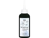 KREUL 42774 - Window Color Konturenfarbe, schwarz 80 ml, zur besseren Abgrenzung von Motiven, für...