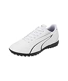 PUMA Herren Vitoria TT Soccer Shoe, White Black, 40 EU