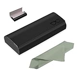 Azwood Brillenetui Hardcase, Premium PU Leder Brillenetui Schwarz Brillen Etui Damen und Herren Wird...