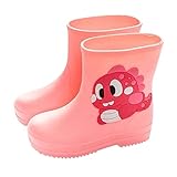 Regenstiefel Kinder Jungen Mädchen Gummi Wasserdichte Baby Mädchen Stiefel Kleinkind Babyschuhe...