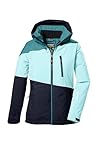 killtec Mädchen Skijacke/Funktionsjacke mit Kapuze und Schneefang KSW 331 GRLS SKI JCKT, mint, 176,...