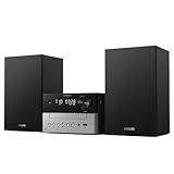 Philips TAM3205M2 HiFi Mikromusik-Anlage, Bluetooth-fähig, CD-Player, USB, Auracast FM Radio, 85%...
