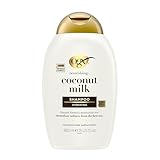 OGX Coconut Milk Shampoo (385 ml), feuchtigkeitsspendendes Haarpflege Shampoo mit Kokosmilch,...