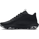 Under Armour Unisex's Ua Lockdown 7 Basketball Shoe, Black Black Metallic Silver, 43 EU
