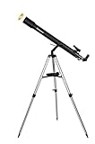 Bresser Einsteiger Linsen-Teleskop Sirius 70/900 AZ mit Smartphone-Adapter, Sonnenfilter, Stativ &...