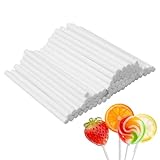 CXNXFD 100 Stück Cake Pops Stiele,15 cm Weiße Lollipop Stäbchen für Cakepop Backen,...