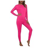 Thermokleidung Thermounterwäsche Damen Skiunterwäsche Set Winter Schwarz Funktionsunterwäsche...