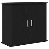vidaXL Aquariumständer Schwarz Eichen-Optik 81x36x73 cm Holzwerkstoff, Aquarium Unterschrank,...