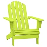 vidaXL Tannenholz Massiv Adirondack Gartenstuhl Gartensessel Stuhl Deckchair Holzstuhl Sessel...