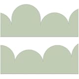 Yabaduu Bordüre 15x200cm für Kinderzimmer Babyzimmer Deko im Skandi Look Scandi Aufkleber...