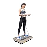 Vibrationsplatte Trainingsgerät Heimtraining Ausrüstung für Gewichtsverlust, Vibration Plate mit...