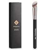 TEOYALL Unter-Augen-Concealer und Angewinkelter Kontur Pinsel - Synthetischer Kabuki zum Verbergen,...