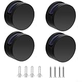 Badezimmer-Spiegelhalterung, 4 Stück, Glasspiegel-Clip für 3 mm bis 5 mm dickes Glas,...