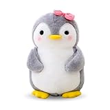 Wishstar Kuscheltier Pinguin Plüschtier für Mädchen, Stofftier Schmusetier zum Kuscheln &...