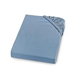 sleepling Biber Spannbetttuch, Feinbiber Spannbettlaken, Made in Germany, 100% Baumwolle, Matratzen...