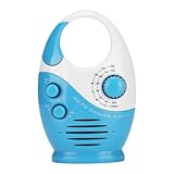 Rorqgd Wasserdichtes Duschradio, AM/FM-Radio mit Lautsprechern mit Einstellbarer Lautstärke,...