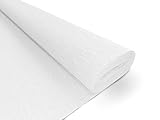 Interdruk BIKW101 Krepppapier Premium 101 weiß 200 x 50 cm, Large