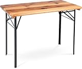 Stagecaptain BBT-117 Hirschgarten Bierzelttisch 117 cm - Robuster, kurzer Biertisch (117 cm lang) -...