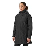Helly Hansen Damen W Aden Long Coat, Schwarz, M