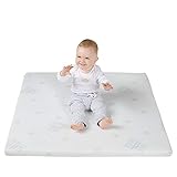 roba Laufgittermatratze 75 x 100 cm - Safe Asleep - Matratze für Laufgitter/Laufstall 4 eckig -...