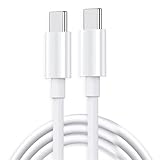 USB C auf USB C Kabel 1M, 60W USB C Kabel PD Schnellladekabel, Typ C Ladekabel, kompatibel mit...