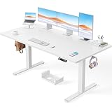 ErGear Höhenverstellbarer Schreibtisch-160 x 80cm,100 KG Tragkraft Elektrischer Schreibtisch mit...