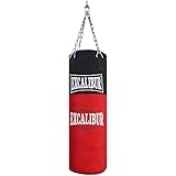 MAXXUS Allround 80 Boxsack - Gefüllt, Hängend, Vierpunkt-Stahlkette, 80x30 cm, 20 kg - Punching...
