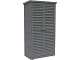 Habitat et Jardin Gartenschrank Space - 87 x 46.5 x 160 cm - Anthrazit