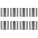 HEMOTON 8 Stücke Edelstahl Runde Mousse Cutter Kuchenform Dessert Ring Backform Backwerkzeug Runde...