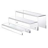 Likörständer - Weinregal 37 x 28 x 14 cm, 3-lagige Acrylplatte, transparentes erhöhtes Design mit...