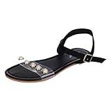 Rrunsv Sandalen Damen Sommer, Outdoor Atmungsaktiv Freizeit Sandalen Hausschuhe Damen Casual Fashion...