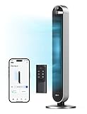 Dreo 25dB leiser Smart Turmventilator mit Fernbedienung für Schlafzimmer, 106CM Ventilator mit...
