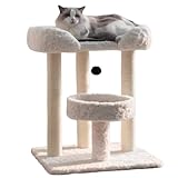 Moderner Kratzbaumturm for kleine Katzen im Innenbereich, einfach zu montieren