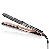 KLAMER Glätteisen 2 in 1,Haarglätter mit Ionen Technologie: weniger Frizz & statische Aufladung,...