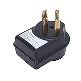 KIMISS RV-Überspannungsschutz, 50 A Stecker auf 50 A Buchse, Adapterstecker mit LED-Anzeige,...