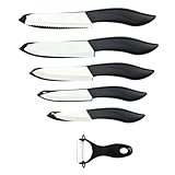 Astylway Keramikmesser Set 6-teilige Keramikmesser gefärbt mit Abdeckung Küchenmesser Set...